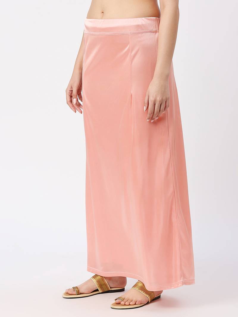 Neckbook Satin Pink Color Petticoat