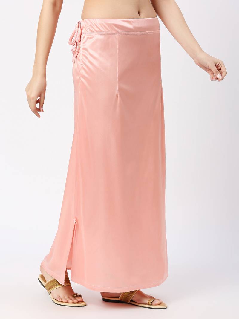 Neckbook Satin Pink Color Petticoat