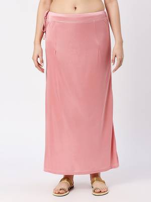 Neckbook Satin Pink Color Petticoat 1