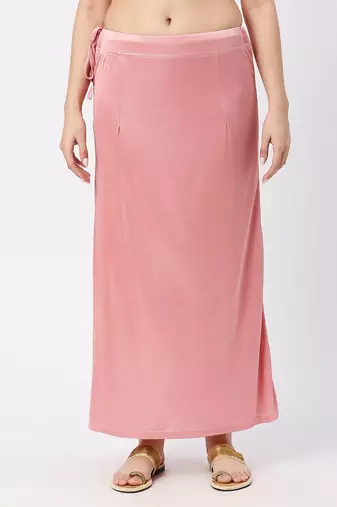 Neckbook Satin Pink Color Petticoat