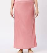 Neckbook Satin Pink Color Petticoat