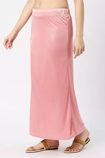 Neckbook Satin Pink Color Petticoat