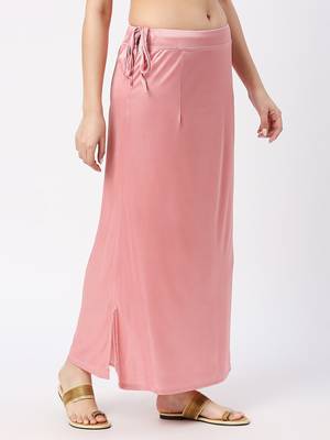 Neckbook Satin Pink Color Petticoat 3