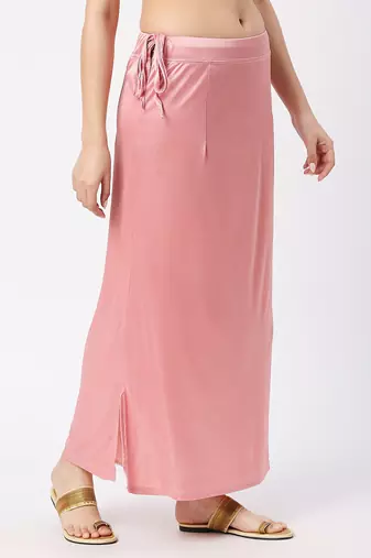 Neckbook Satin Pink Color Petticoat