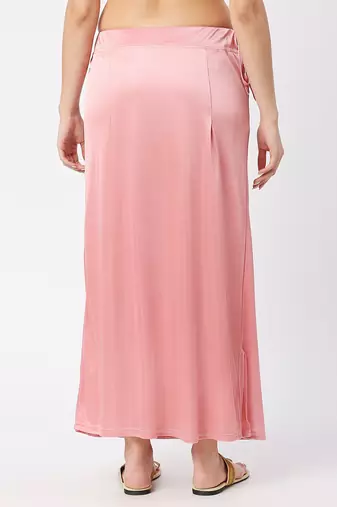 Neckbook Satin Pink Color Petticoat