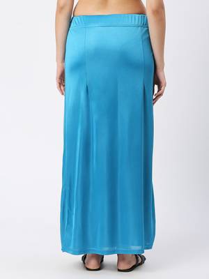 Neckbook Satin Rama Blue Color Petticoat 4