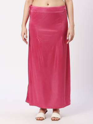 Neckbook Satin Rama Green Color Petticoat 1