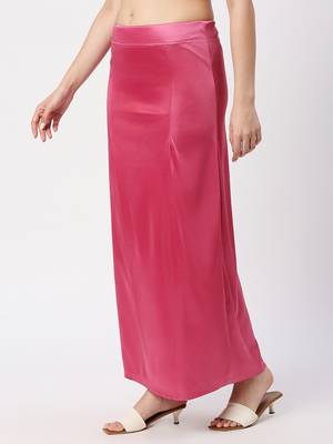 Neckbook Satin Rama Green Color Petticoat 2