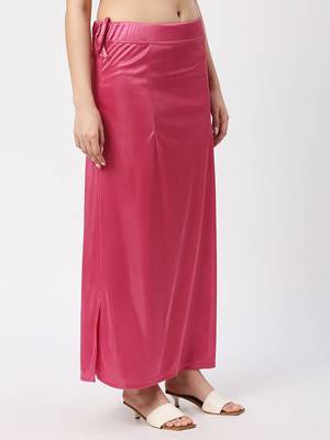 Neckbook Satin Rama Green Color Petticoat 3