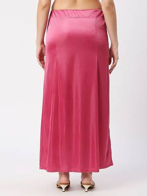 Neckbook Satin Rama Green Color Petticoat 4