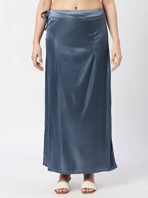 Neckbook Satin Grey  Color Petticoat 1