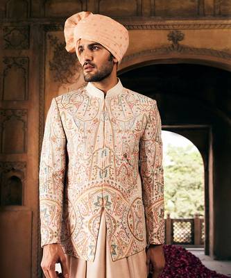 Cream embroidered bandhgalaset 2
