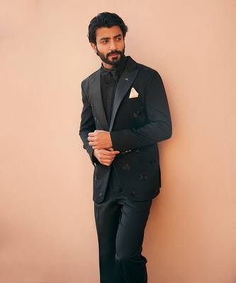 Nocturnal sophistication black tuxedo suit 3