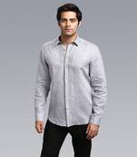 Silver embroidered shirt