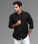 Crimson dorian embroidered shirt