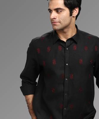 Crimson dorian embroidered shirt 2