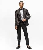 Night spell black embroidered tuxedo