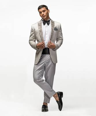 Silver linings structured suit set 1