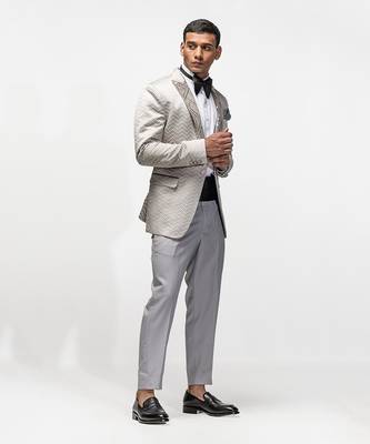 Silver linings structured suit set 2