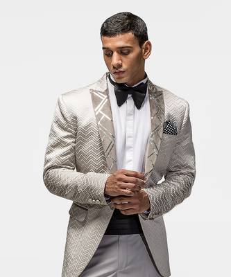 Silver linings structured suit set 3