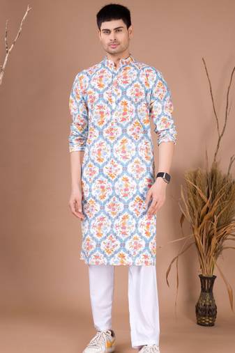 Shiwam ethnix men's kurta suit - azrak collection
