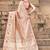 Elora pure kota doria paithani saree for women (peach)