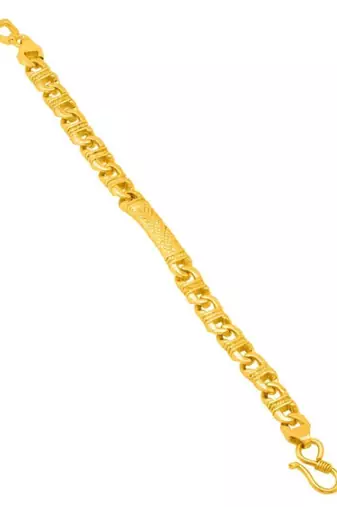 Ethnic link chain bracelet
