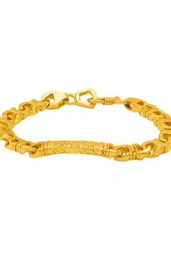 Ethnic link chain bracelet