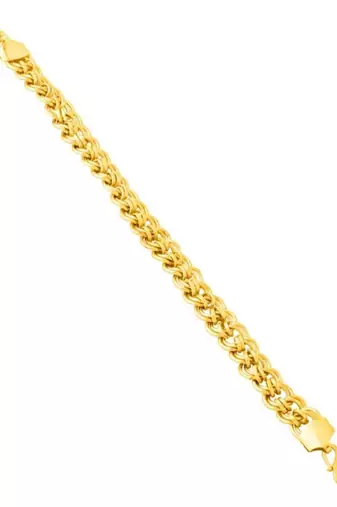 Ethnic link chain bracelet