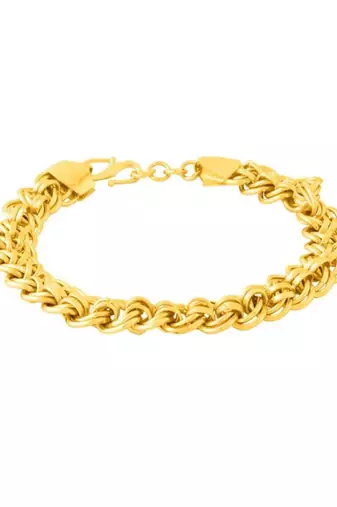 Ethnic link chain bracelet