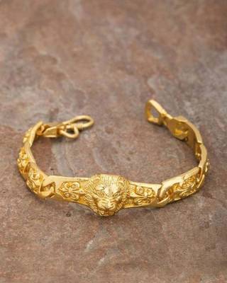 Link chain lion bracelet 1