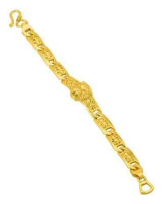 Link chain lion bracelet 2