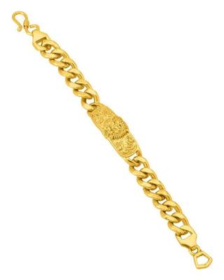 Embedded gold plated bracelet 2