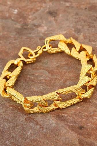 Foxtail bracelet with s-hook closure