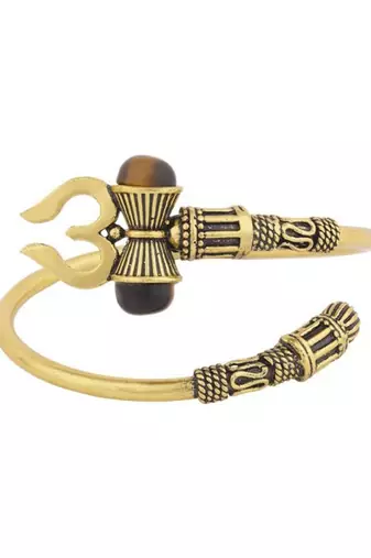 Trishul oxidized bracelet