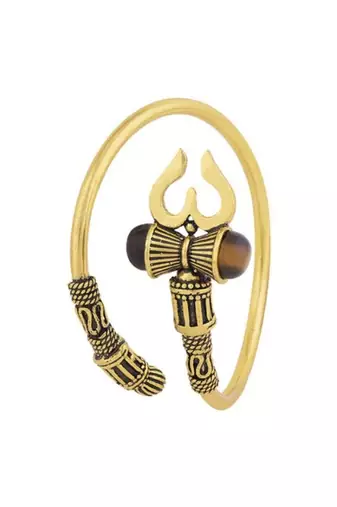 Trishul oxidized bracelet
