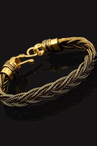 Gold-plated bracelet