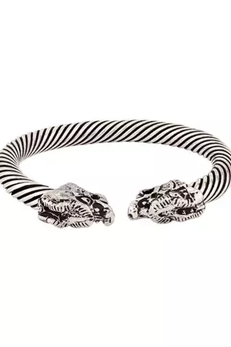 Silver-plated kada