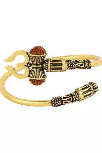 Trishul oxidized bracelet