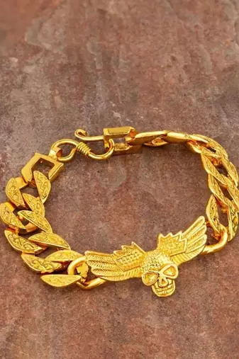 Gold-plated bracelet