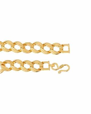 Gold-plated om design bracelet 3