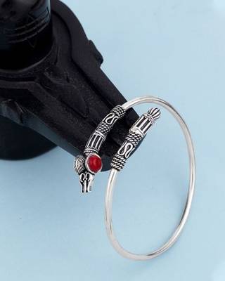 Trishul silver oxidized bracelet 1