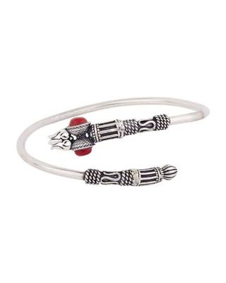 Trishul silver oxidized bracelet 2