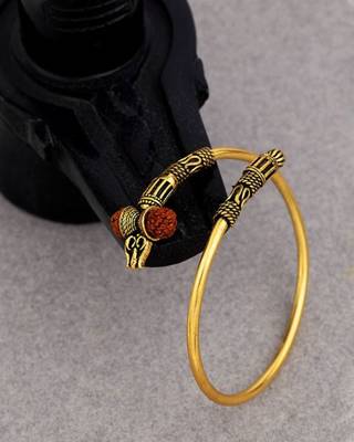 Rudraksh trishul slip-on bracelet 1