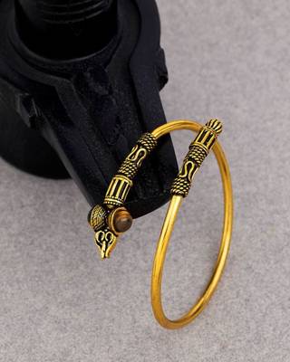 Trishul oxidized tiger eye bracelet 1