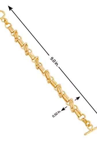 Gold-plated bracelet