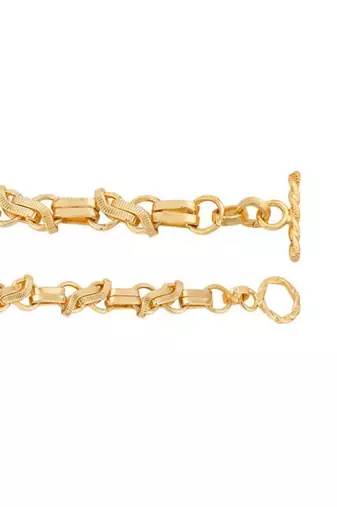 Gold-plated bracelet