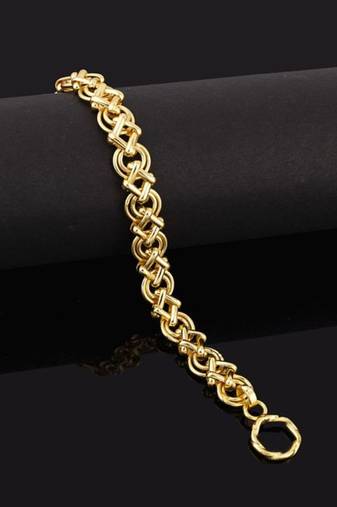 Gold-plated bracelet