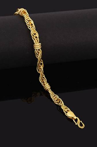 Gold-plated bracelet