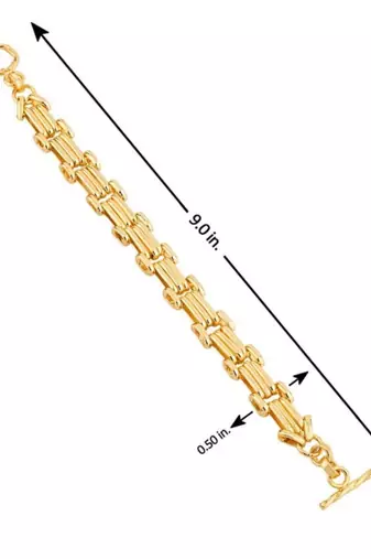 Gold-plated bracelet